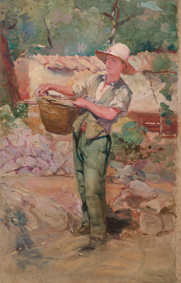 Jeune garçon au panier 1885 89
