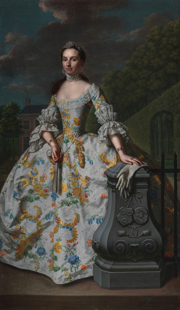 Portrait of Charlotte Beatrix Strick van Linschoten c 1755