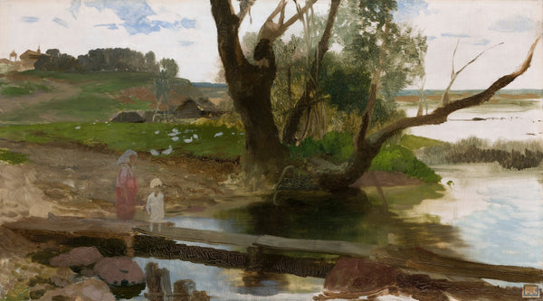 View of the Świsłocz River 1873
