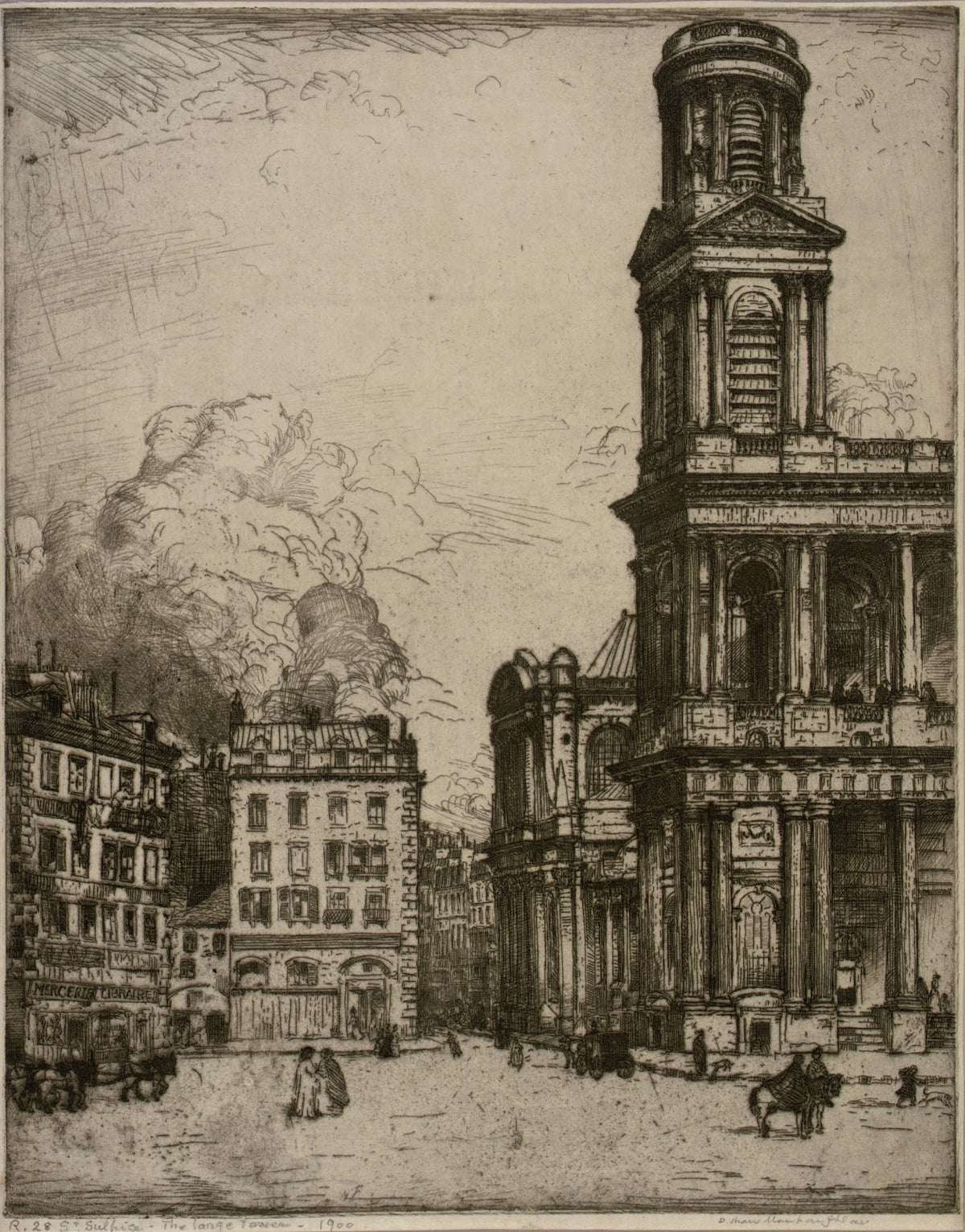 St Sulpice Paris La Grande Tour 1900