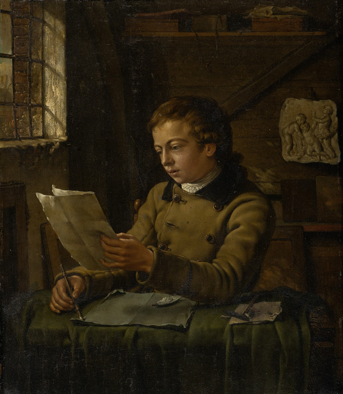 A Young Draughtsman at Work in His Studio ca 1783 1784