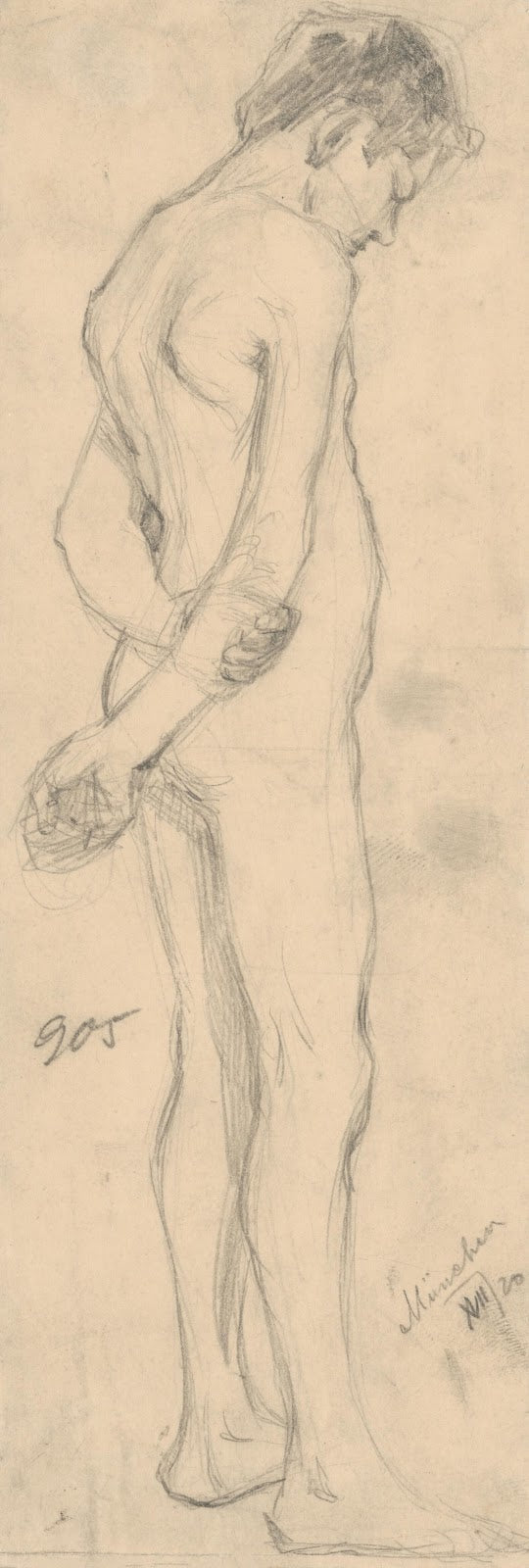 Study of Male Nude 1905