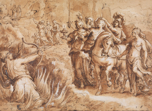 Allegory of the Course of Human Life Choosing Virtue 1570 or before