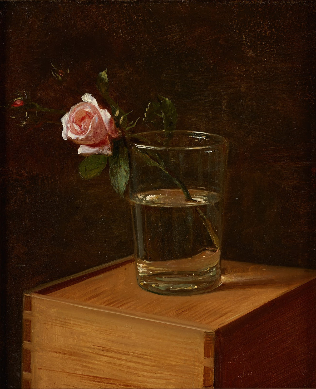 Rose im Glas 1849