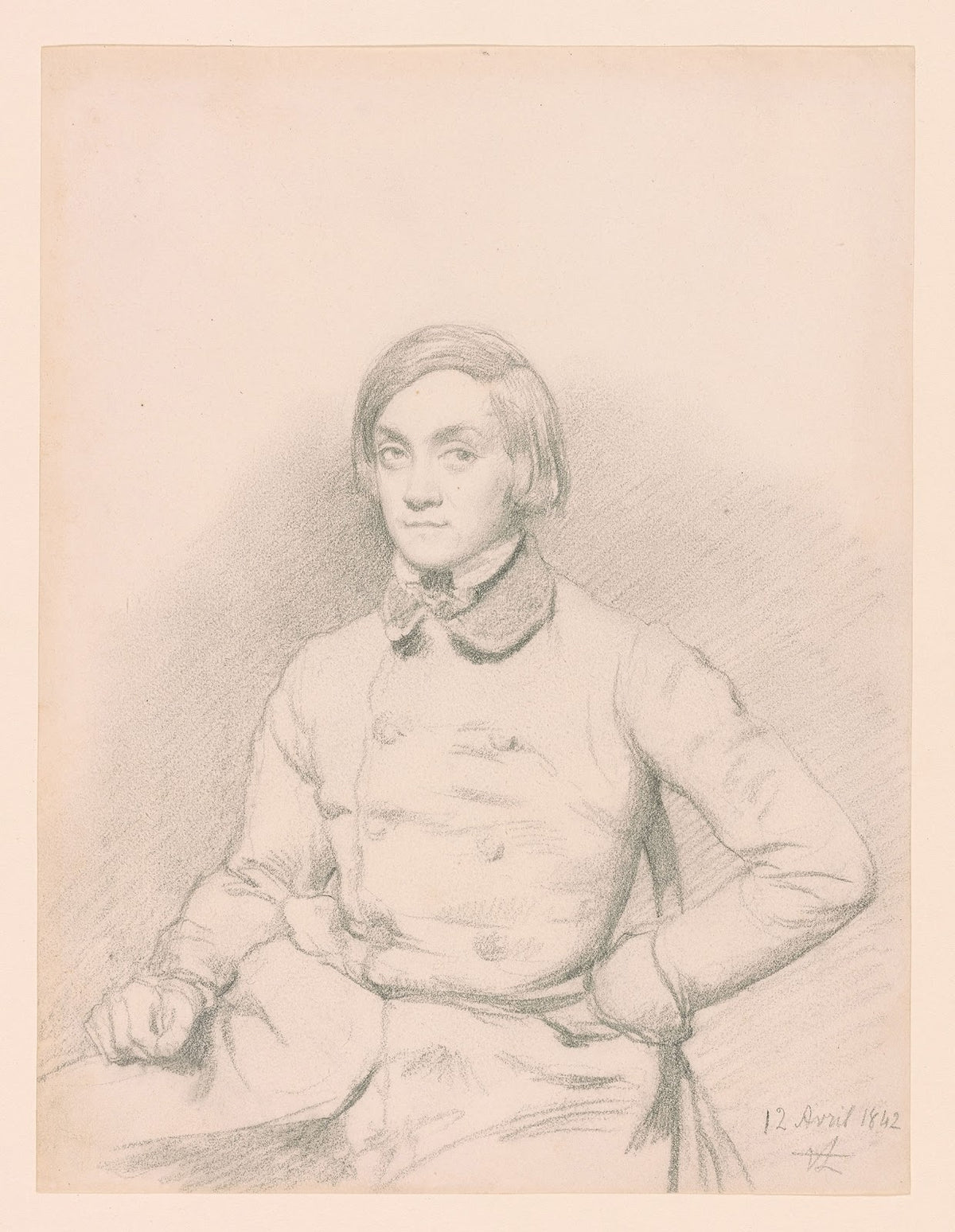 Portrait of the Son of the Vicomte Perthuis de Laillevault 1842