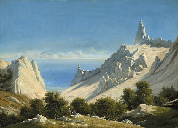 View of Sommerspiretthe Cliffs of Møn 1846