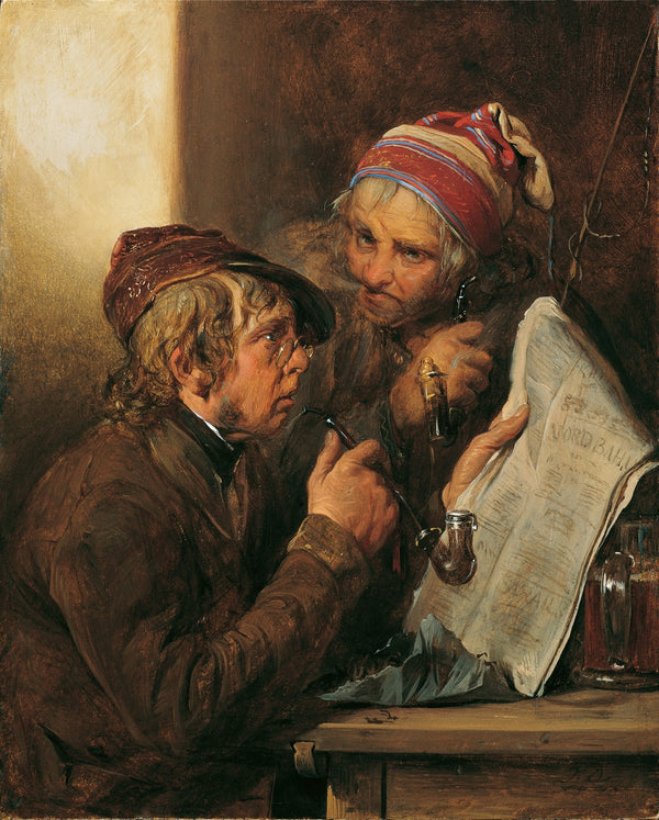 Die Zeitungsleser 1840