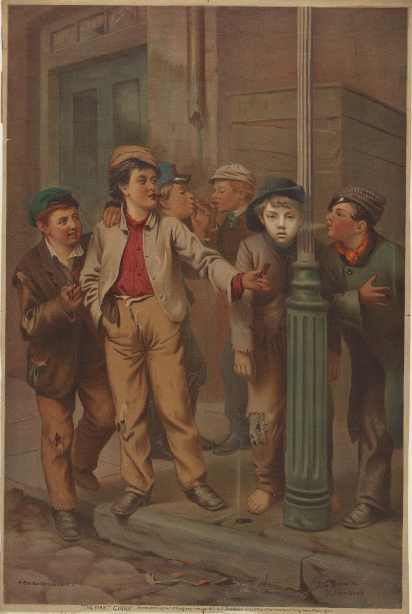 The First Cigar 1870