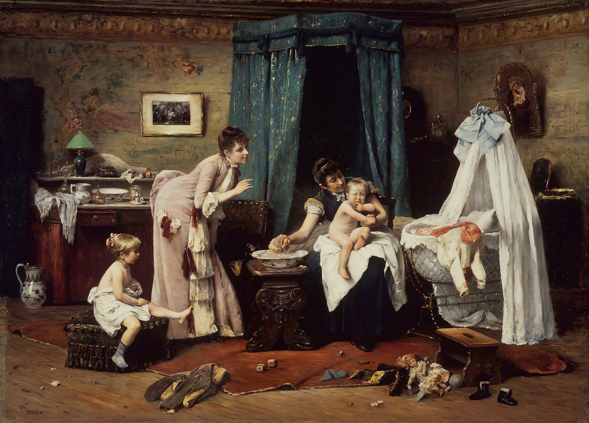Childrens Toilette late 19th century
