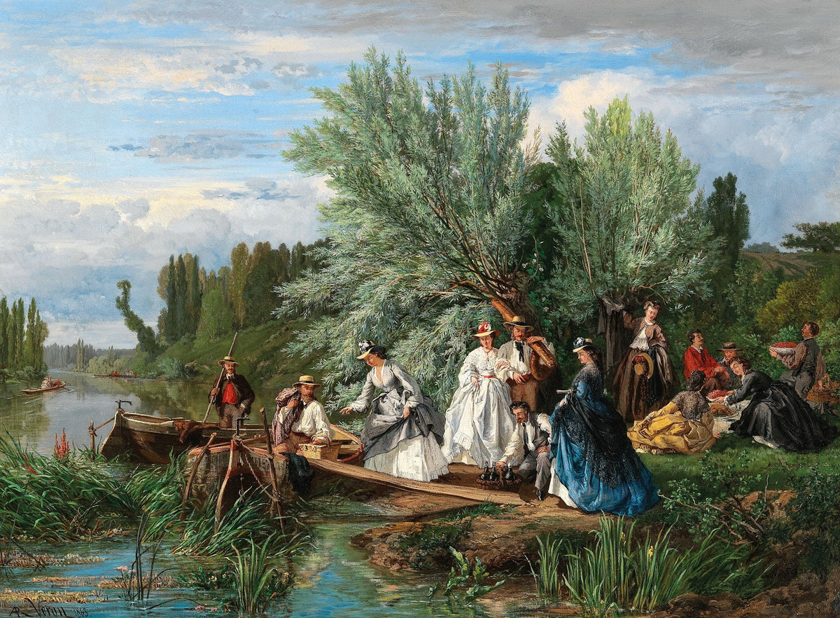 A Picnic by the River 1863