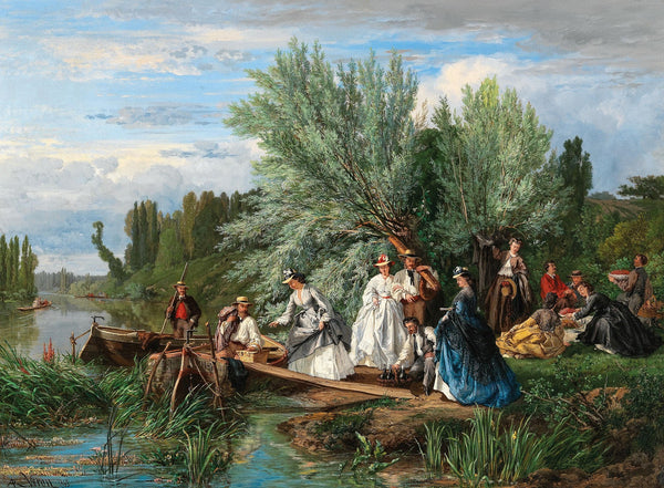A Picnic by the River 1863