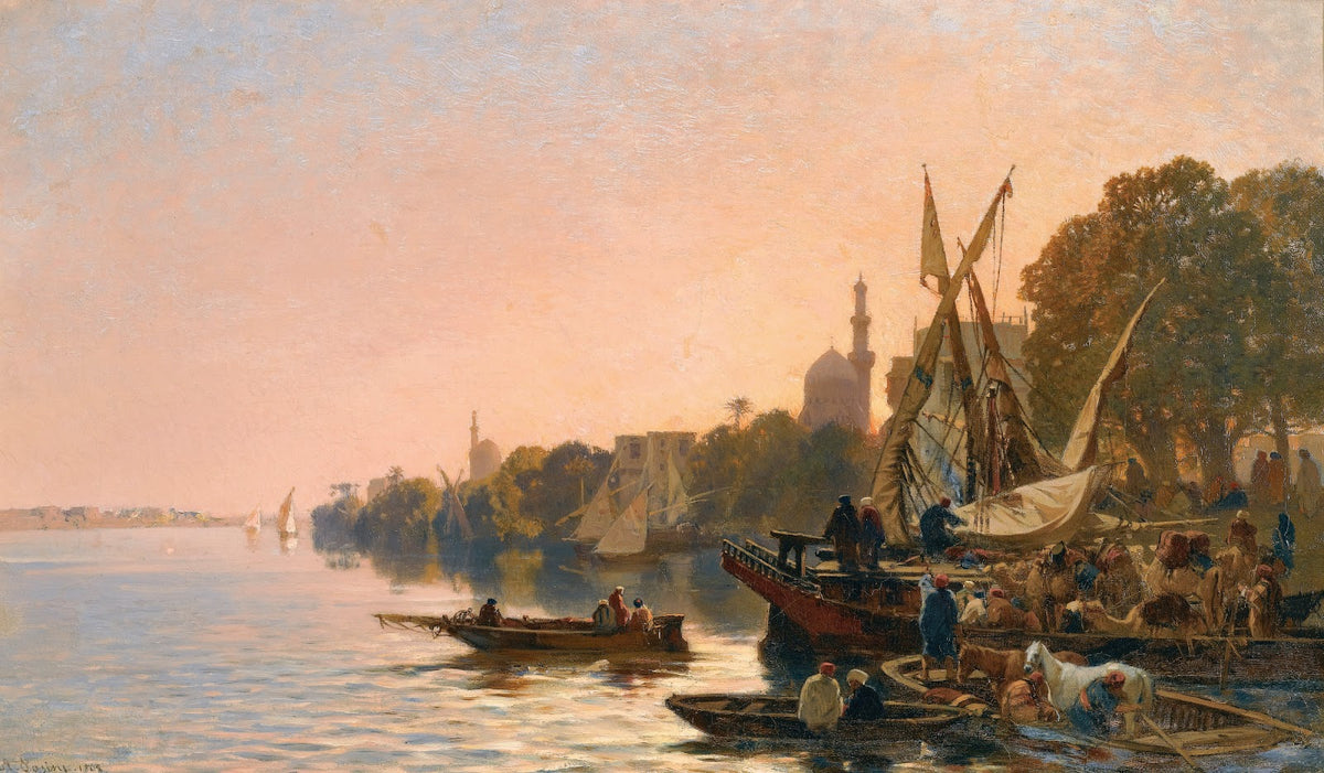 A Ferry On The Nile 1861