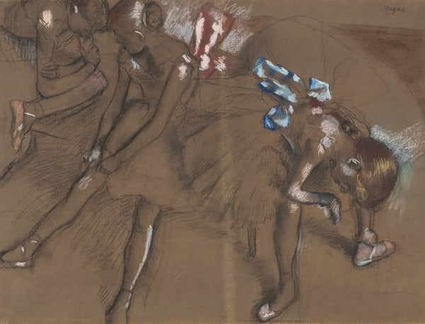 Three Dancers Resting c 1880