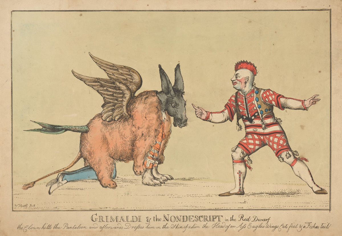 Grimaldi the nondescript in the Red Dwarf 1812