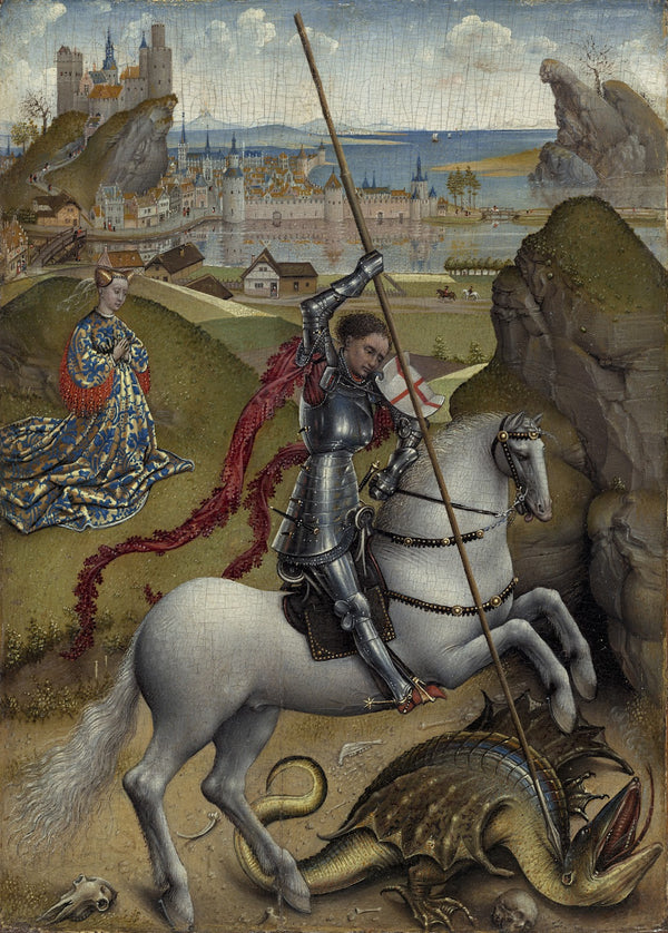 Saint George and the Dragon c 1432 1435
