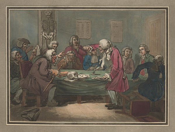Adventures of Roderick Random Rodericks examination at Surgeons Hall 1792