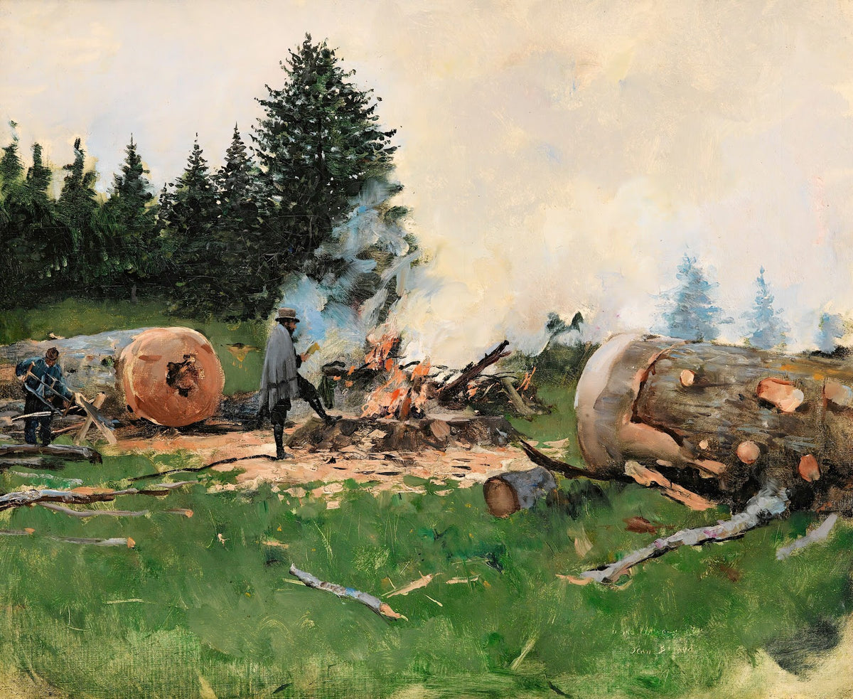 Woodman In A Moutain Village