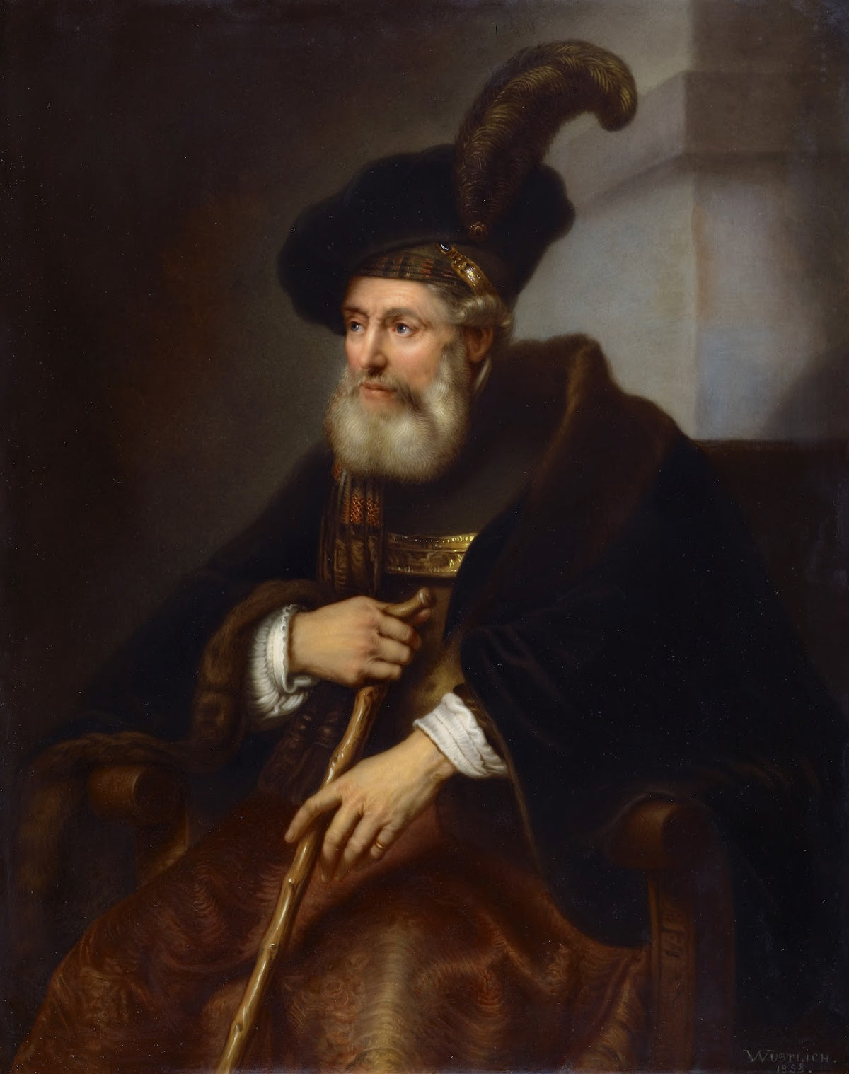 Portrait of an Old Man 1858