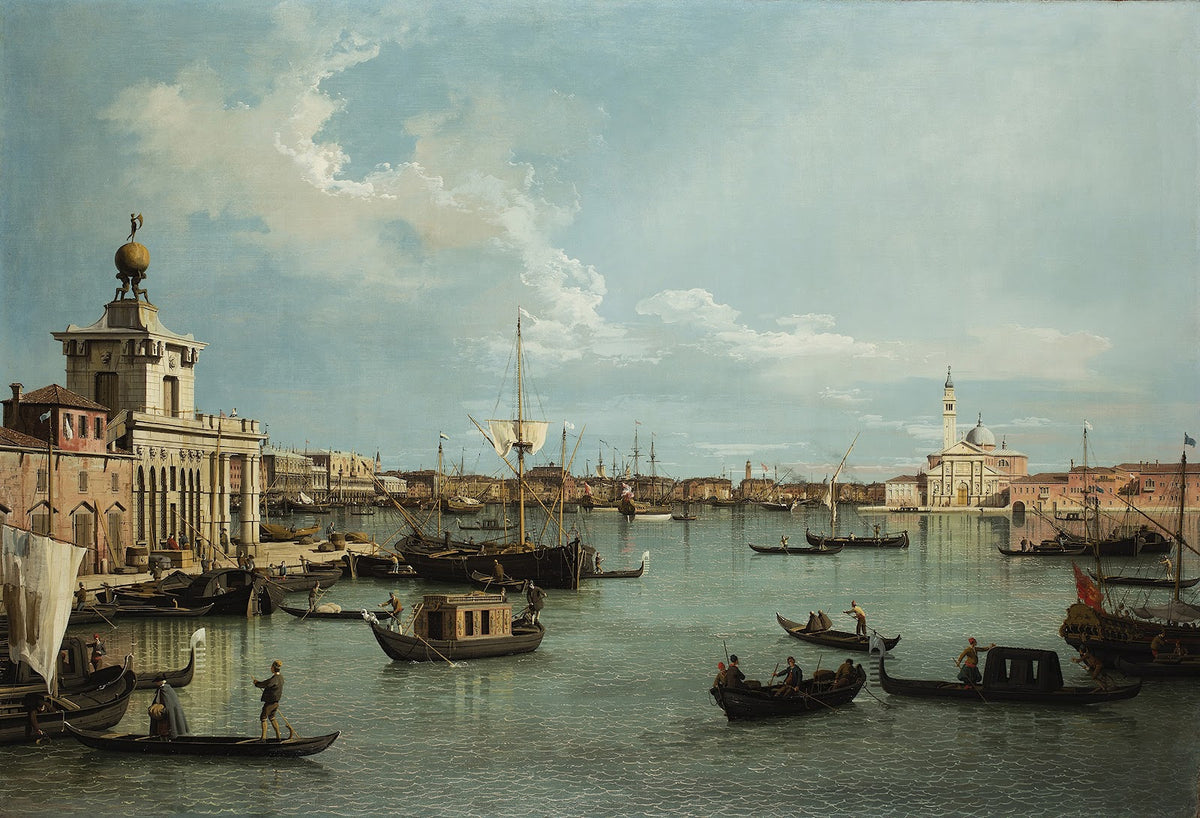 Venice the Bacino di San Marco from the Canale della Giudecca c 1735 1744