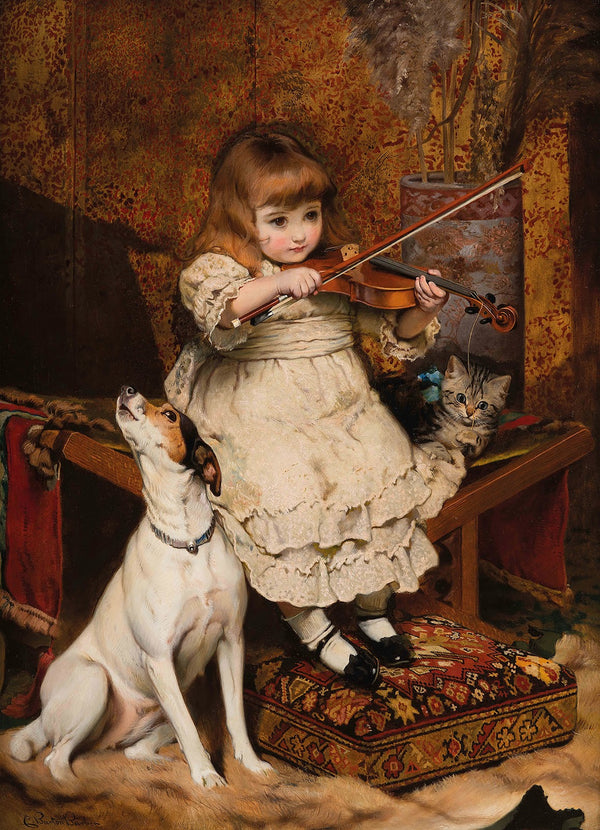 The little violinist 1887