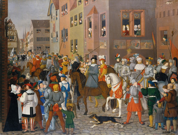 The Entry Of King Rudolf Of Habsburg Into Basel In 1273 1808 1810