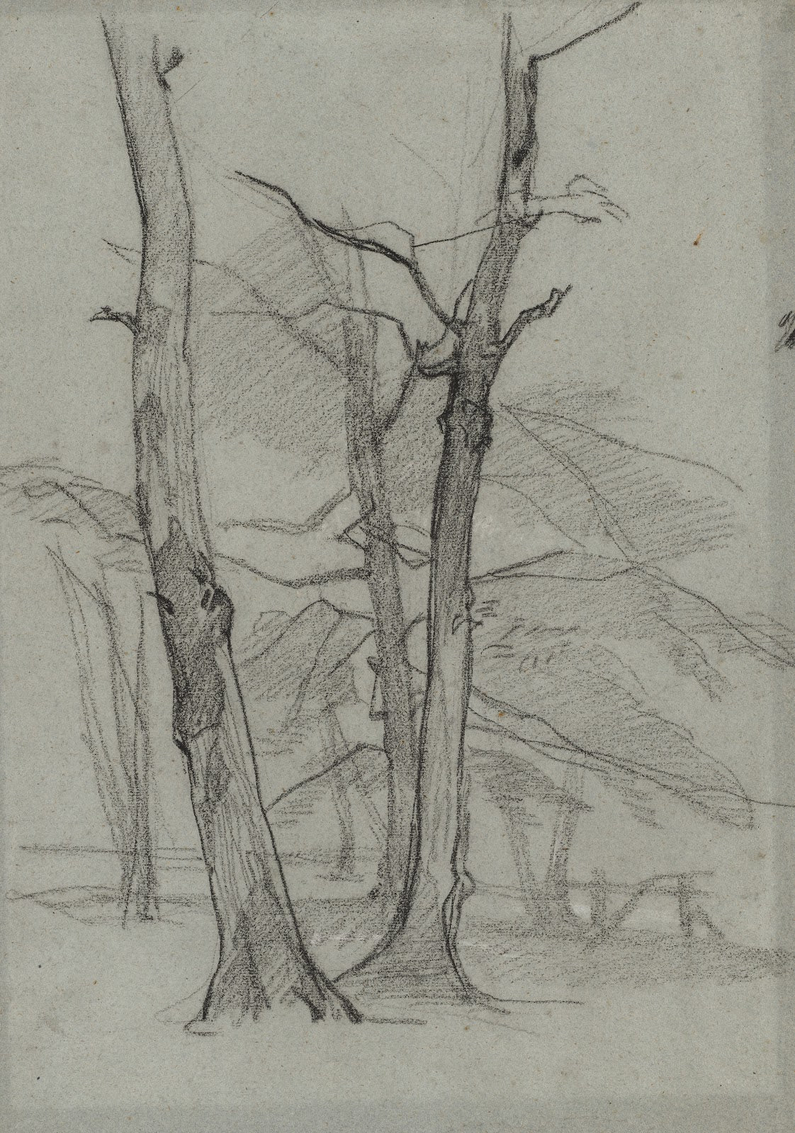 Landscape Study with Trees c 18701875