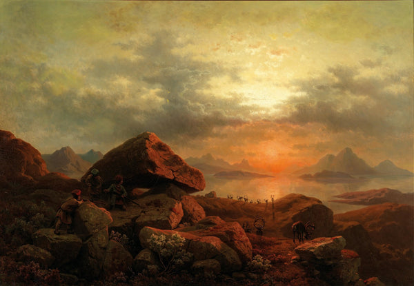 Hunting Reindeer in the Far North 1859