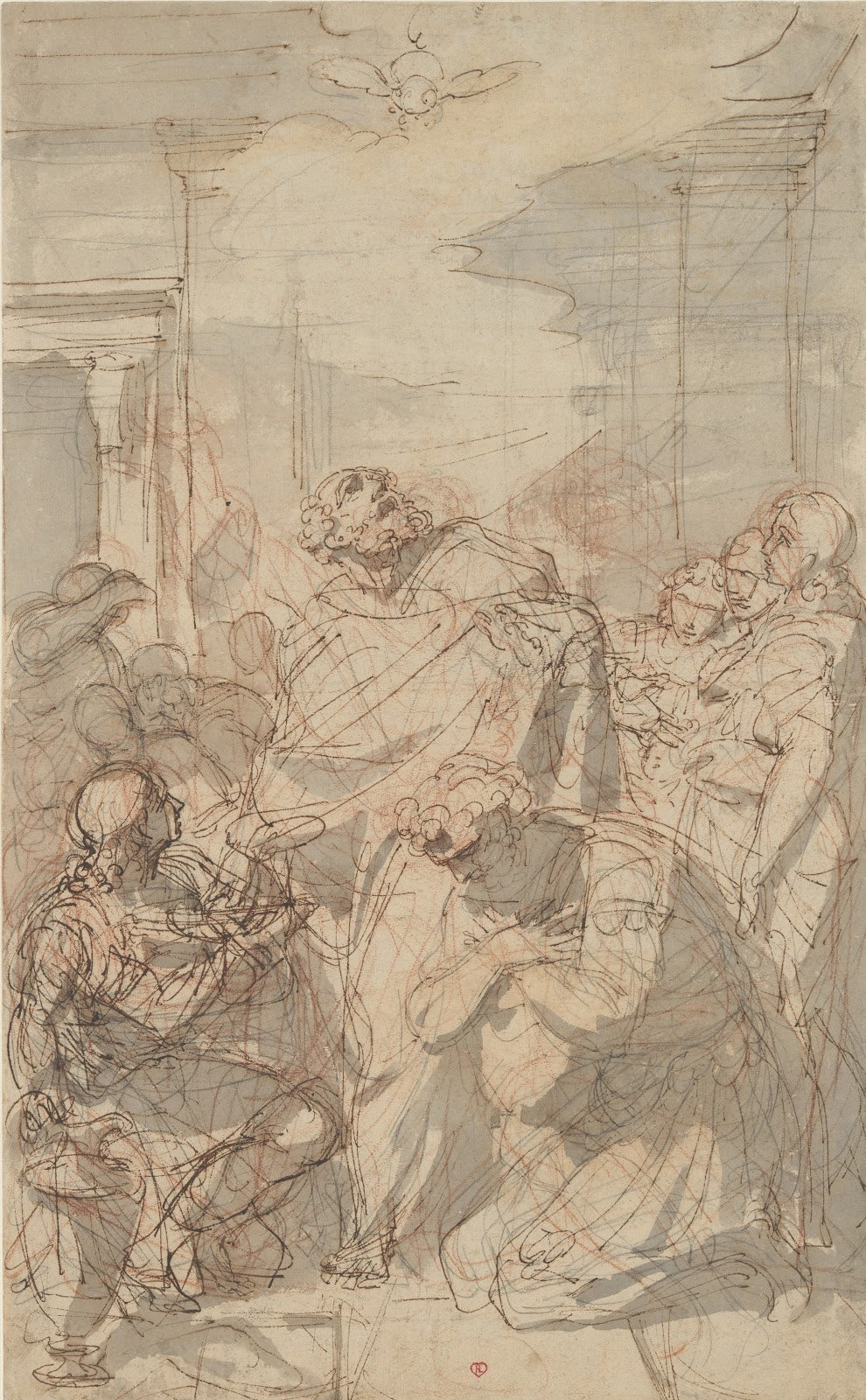 St Peter Baptizing Cornelius Acts 10 44 48