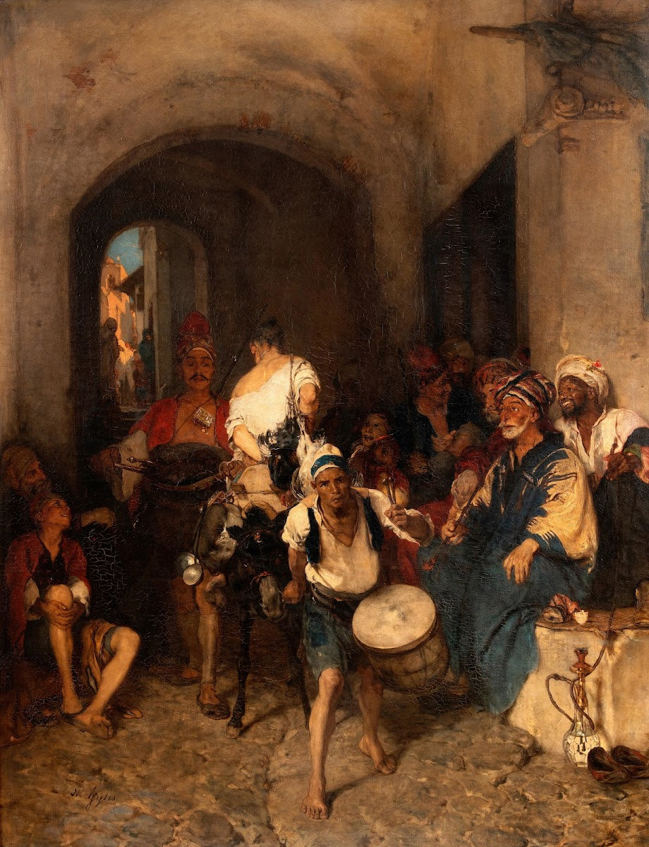 Punition dun voleur de poulet à Smyrna 1873