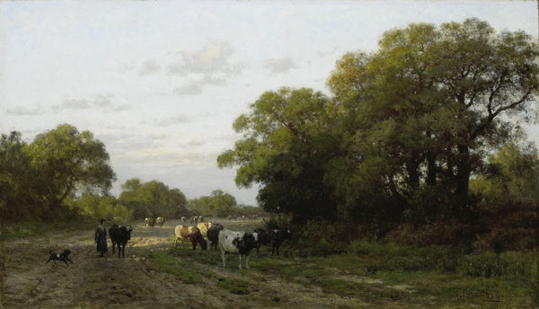 Landschap in Drenthe 1882