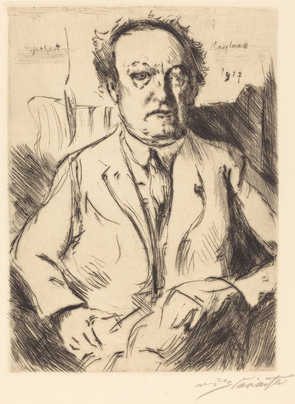 Gerhart Hauptmann 1917