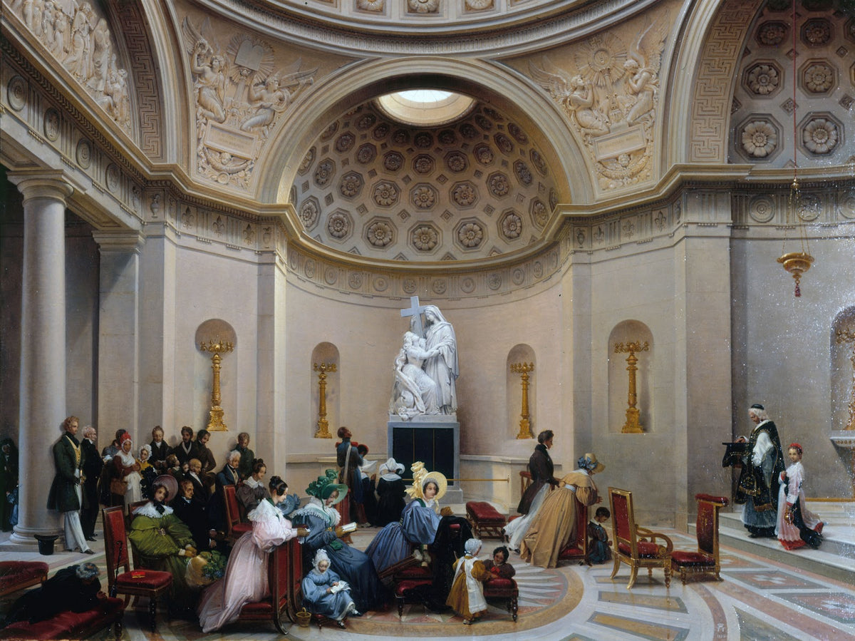 Messe à la Chapelle expiatoire 1835