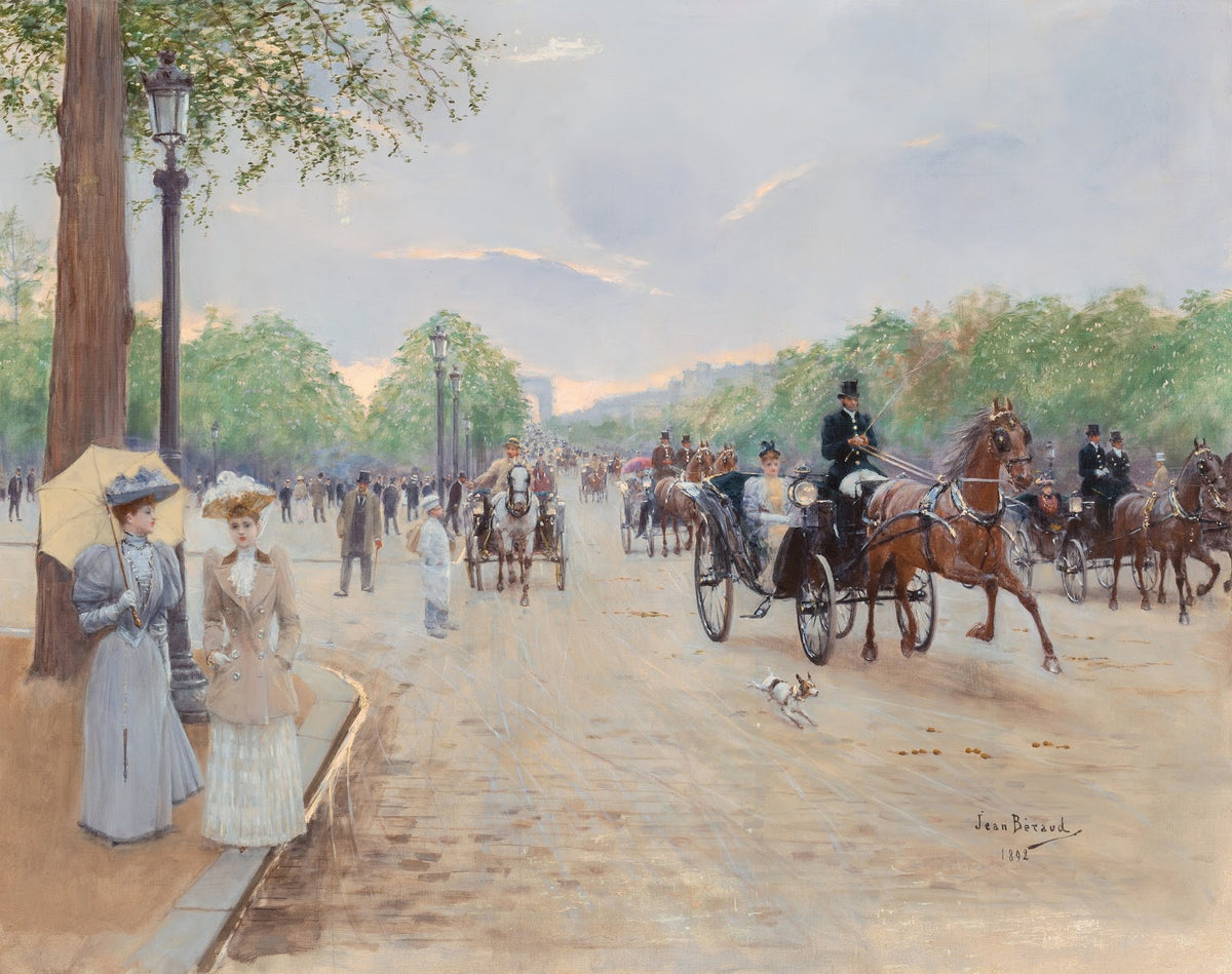 Sur les Champs Élysées 1892