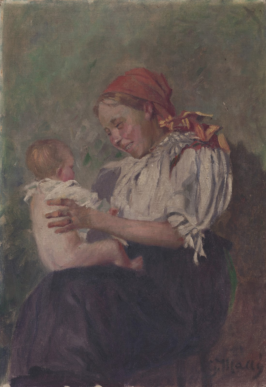 Matka s dieťaťom 1915