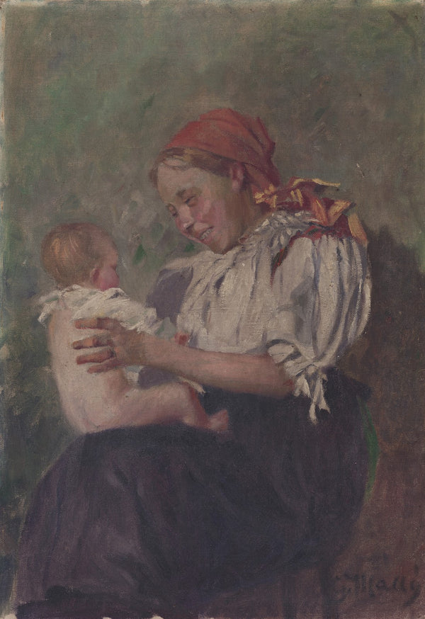 Matka s dieťaťom 1915
