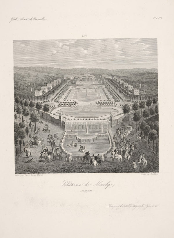 Marly Chateau around 1722 1838