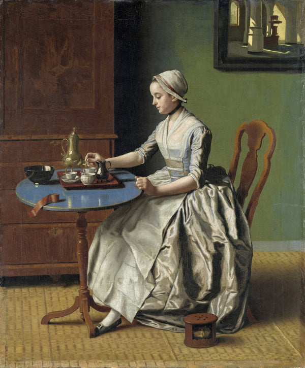 Dutch Girl at Breakfast c 1756