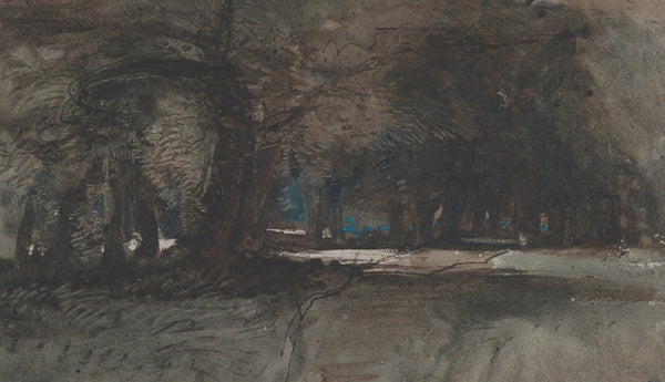 A Woodland Scene at Dusk 183345