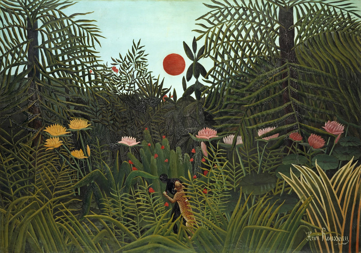 Jungle with Setting Sun 1910