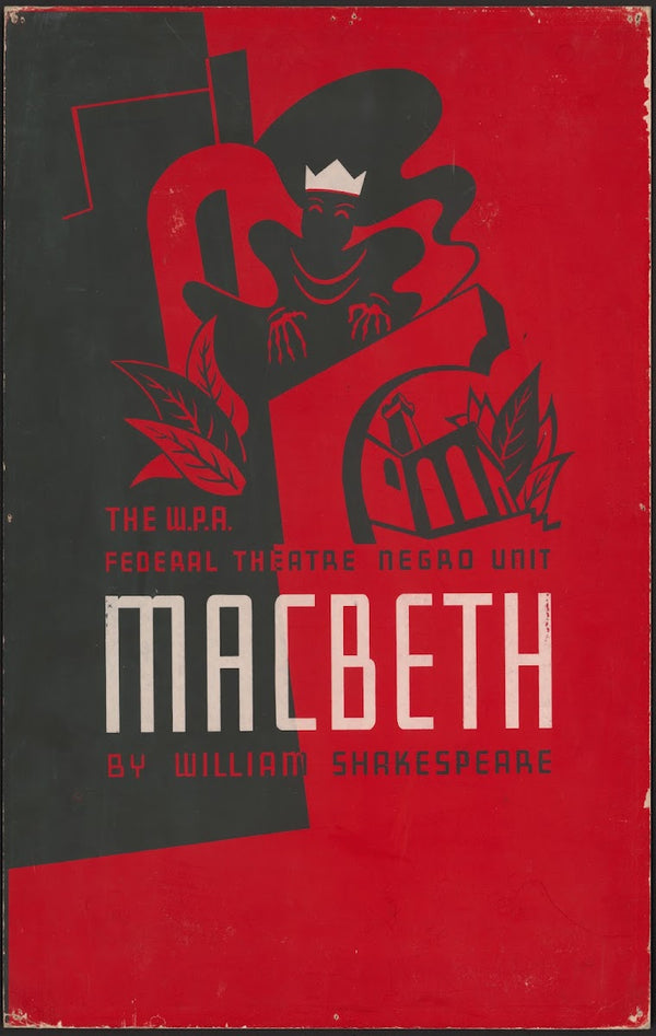 The WPA Federal Theatre Negro Unit presents Macbeth by William Shakespeare 1936