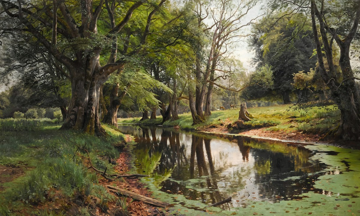 A Woodland Stream ona Summer Day 1907
