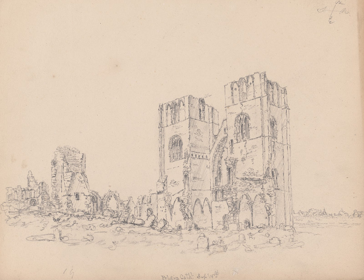 Elgin Cathedral Scotland 1792