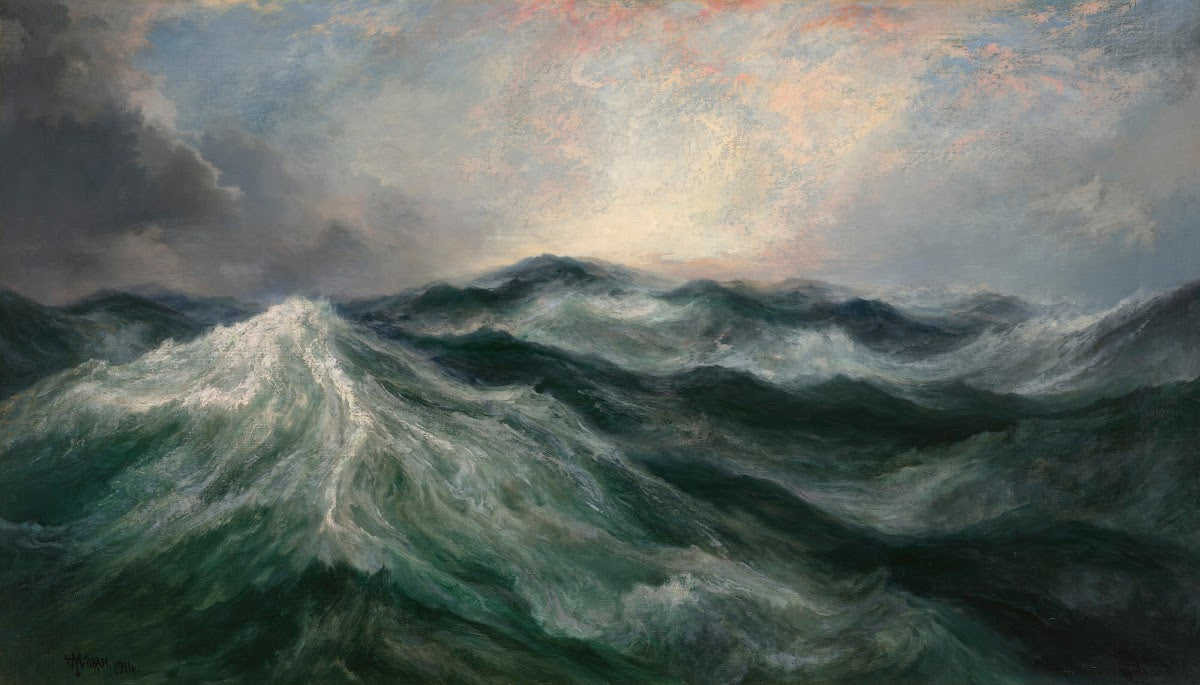 Morning after Storm Mid Atlantic 1914