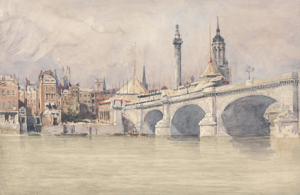 The Opening of the New London Bridge 1831