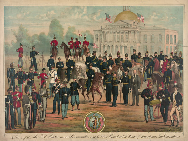 In honor of the Mass Vol Militia and its commanders and the one hundredth year o