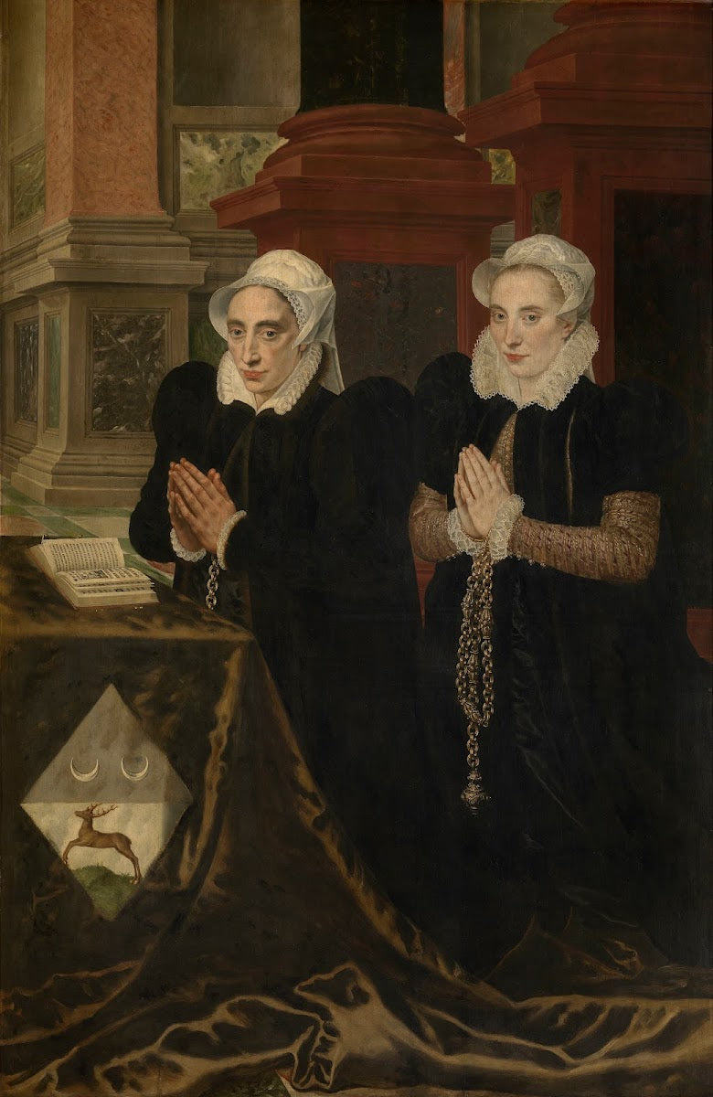 Maria de Deckere Second Wife of Gillis de Smidt and Béatrix one of their Daughte