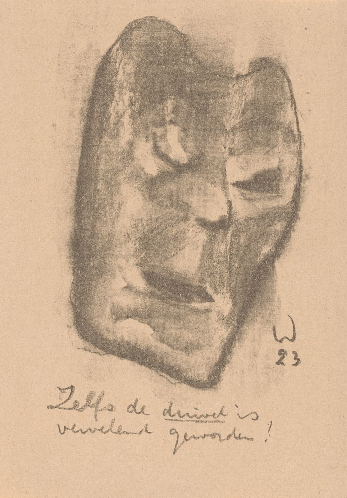 Zelfs de duivel is vervelend geworden 1923