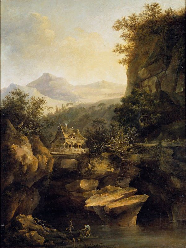 Mountainous Landscape with a Farm 1803