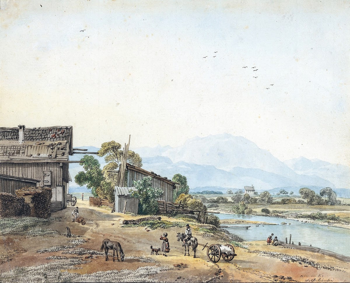 Wolfratshausen an der Loisach circa 1798