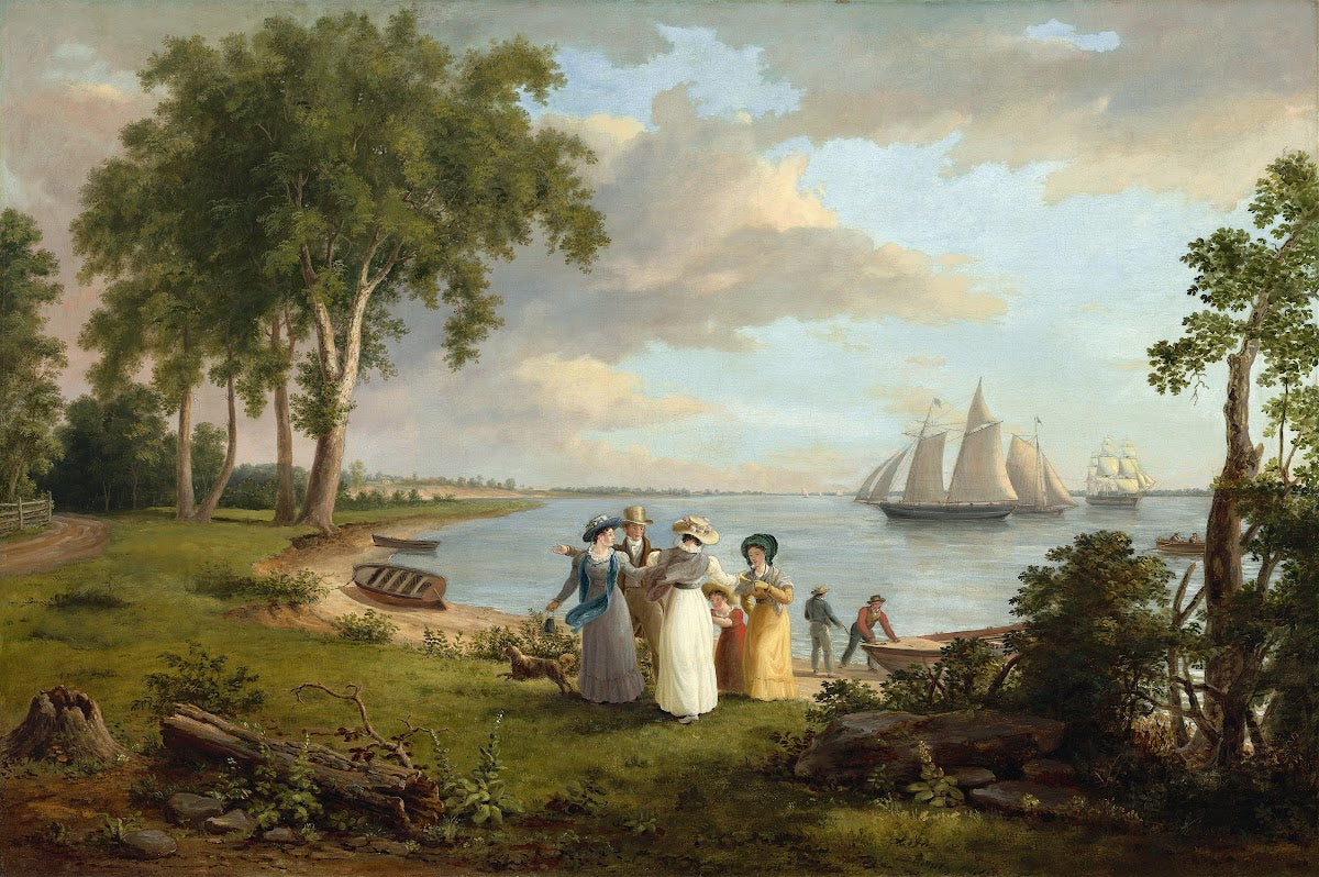 View of the Delaware near Philadelphia 1831